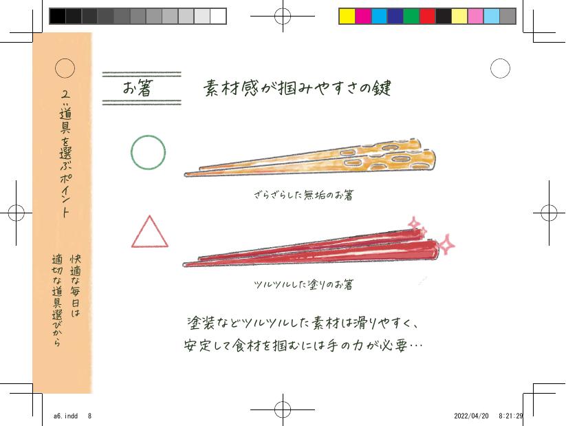 お作法ブック 8ページ
