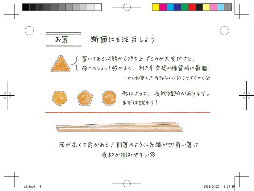 お作法ブック 9ページ